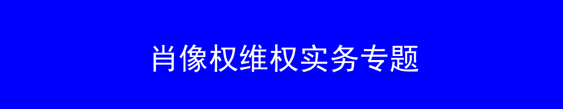 网络肖像权维权律师实务专题 网络肖像权维权律师实务专题