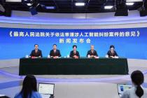 最高人民法院关于依法审理涉人工智能纠纷案件的意见（法发〔2026〕10号）及答记者问